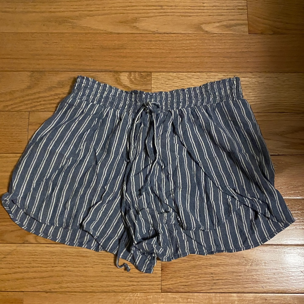 AE STRIPED ELASTIC SHORT